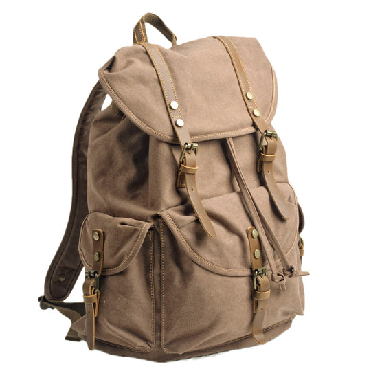 Montis | Vintage Canvas Lederrucksack