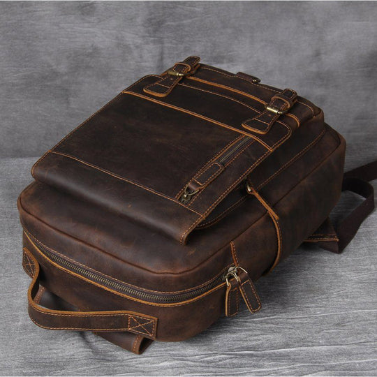 Ezren | Vintage-Lederrucksack