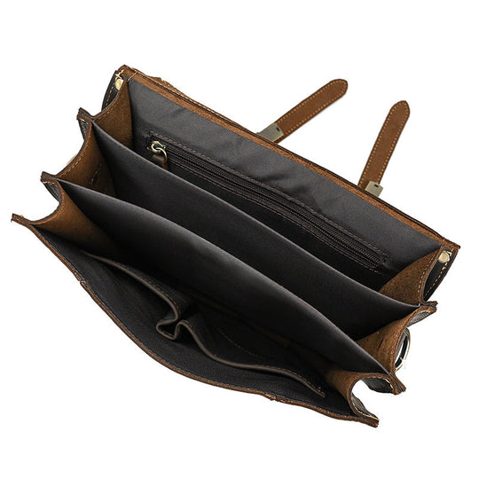 Eris | Vintage-Leder-Rucksack mit abnehmbaren Trägern