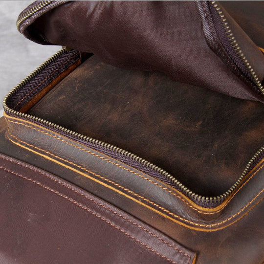 Ezren | Vintage-Lederrucksack