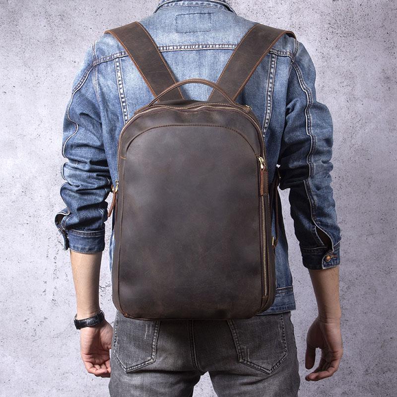 Juno | Minimalistischer Lederrucksack