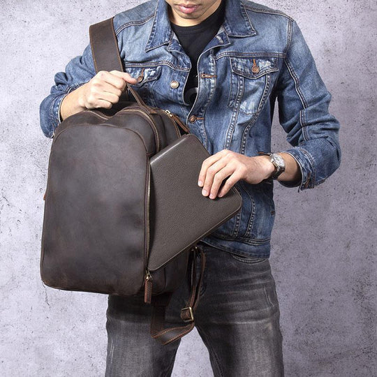 Juno | Minimalistischer Lederrucksack