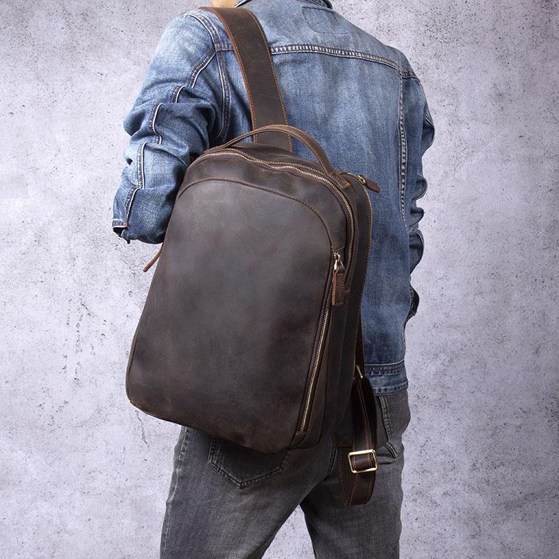 Juno | Minimalistischer Lederrucksack