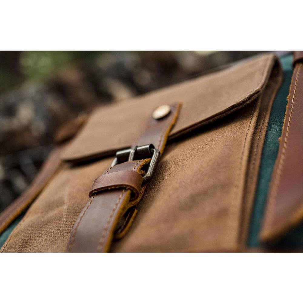 Maven | Vintage Canvas-Lederrucksack