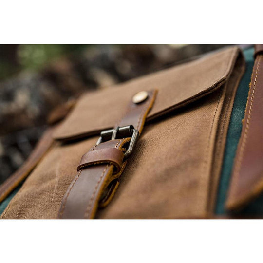 Maven | Vintage Canvas-Lederrucksack
