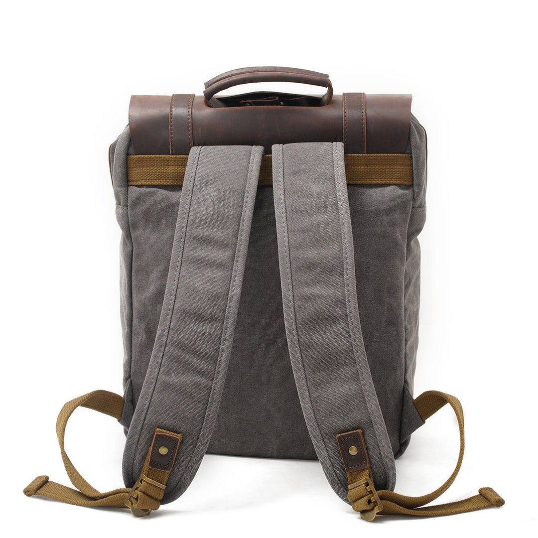 Fenric | Vintage-Tasche aus Canvas und Leder
