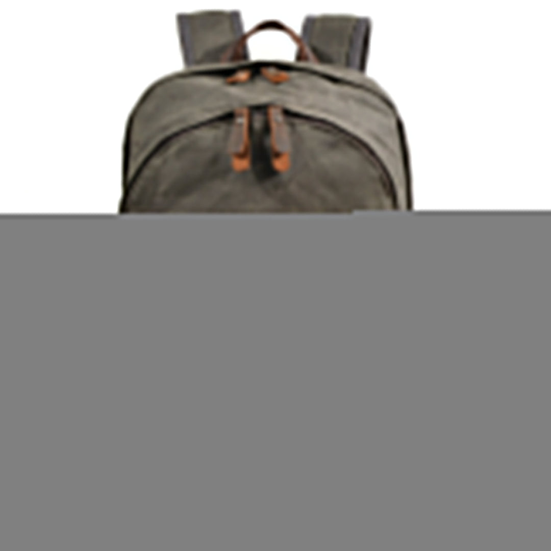 Strathmore | Vintage-Buchertasche aus gewachstem Canvas und Leder