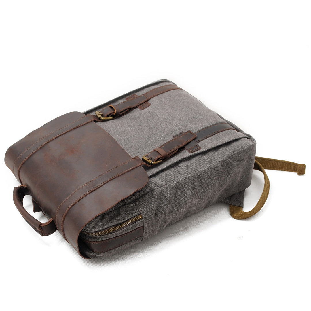 Fenric | Vintage-Tasche aus Canvas und Leder