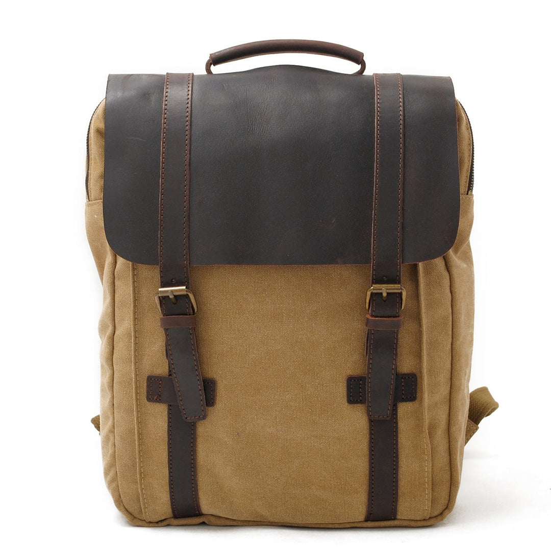 Fenric | Vintage-Tasche aus Canvas und Leder