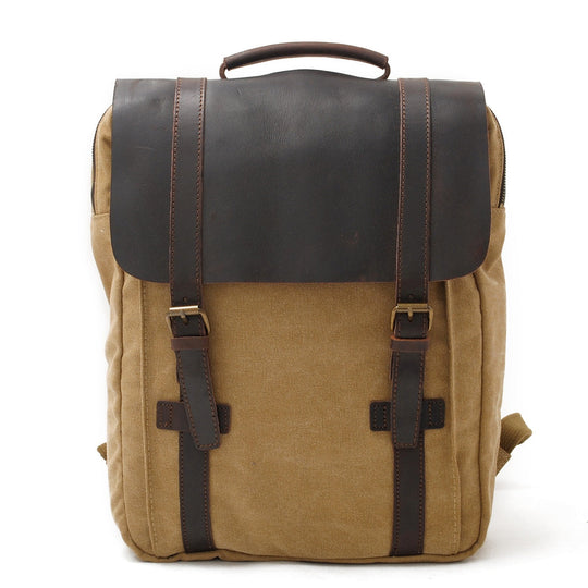 Fenric | Vintage-Tasche aus Canvas und Leder