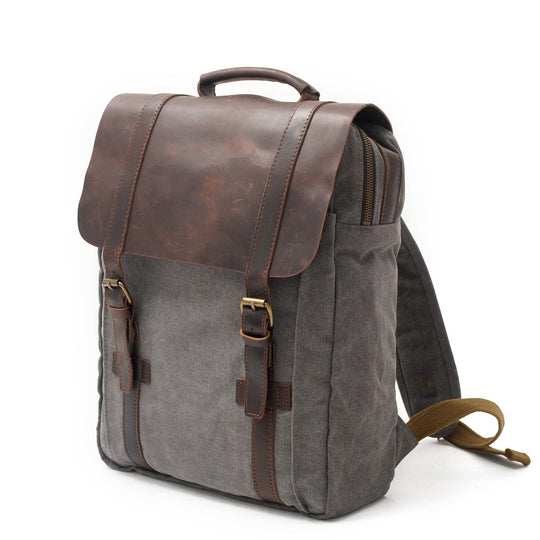 Fenric | Vintage-Tasche aus Canvas und Leder