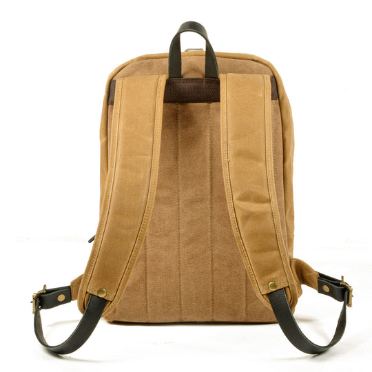 Calder | Rucksack aus gewachstem Canvas und Leder