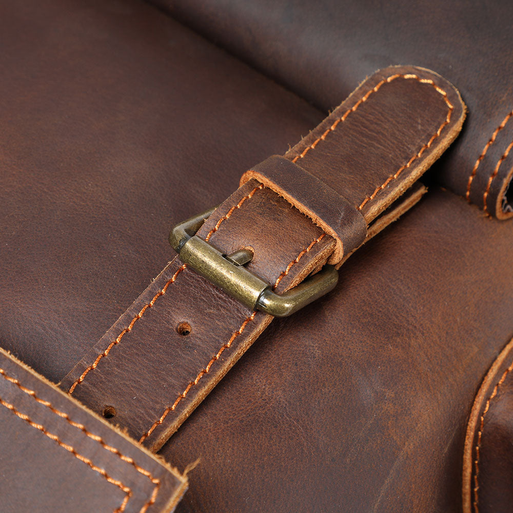 Rosvelle | Leder-Laptop-Rucksack
