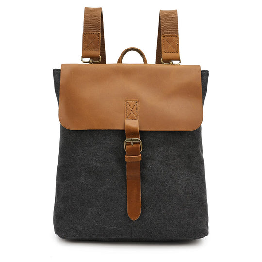 Sorelia | Minimalistischer Vintage-Rucksack aus Canvas und Leder