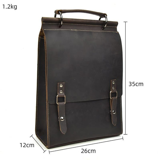 Rhett | Cabrio-Lederrucksack-Handtasche